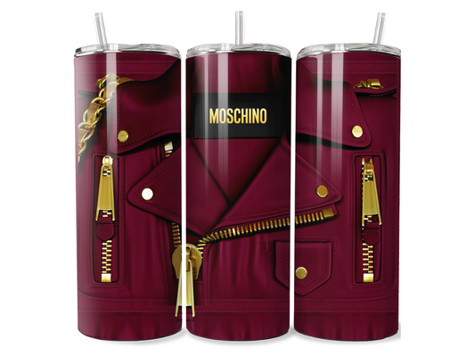 "Moschino Inspired Designer Wine Purse Edition" 20oz. Skinny Tumbler