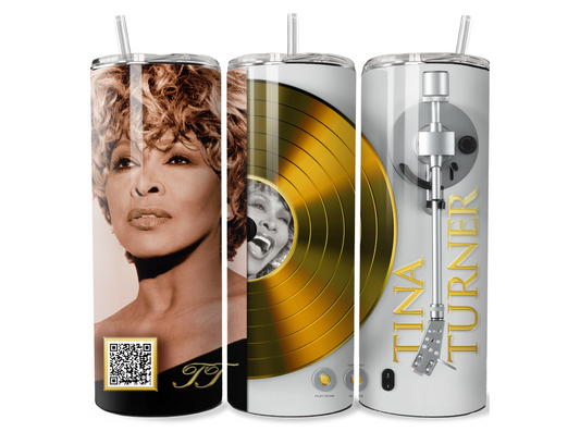 20oz. Skinny Tumbler with Scan & Play Feature - Tina Turner Edition