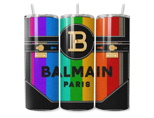 Balmain Paris Exclusive Multicolor 20oz. Skinny Tumbler