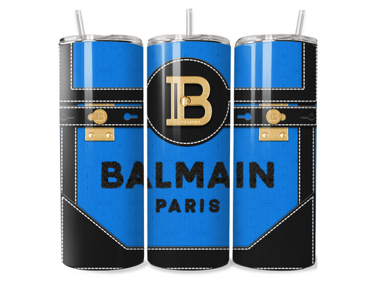 Balmain Paris Exclusive Blue 20oz. Skinny Tumbler