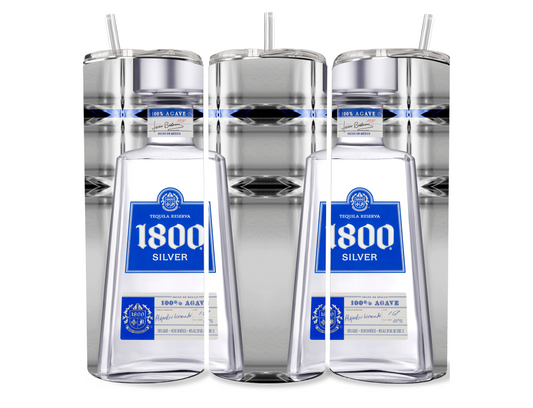 Reserva 1800 Silver Tequila 01-Inspired 20oz Skinny Tumbler